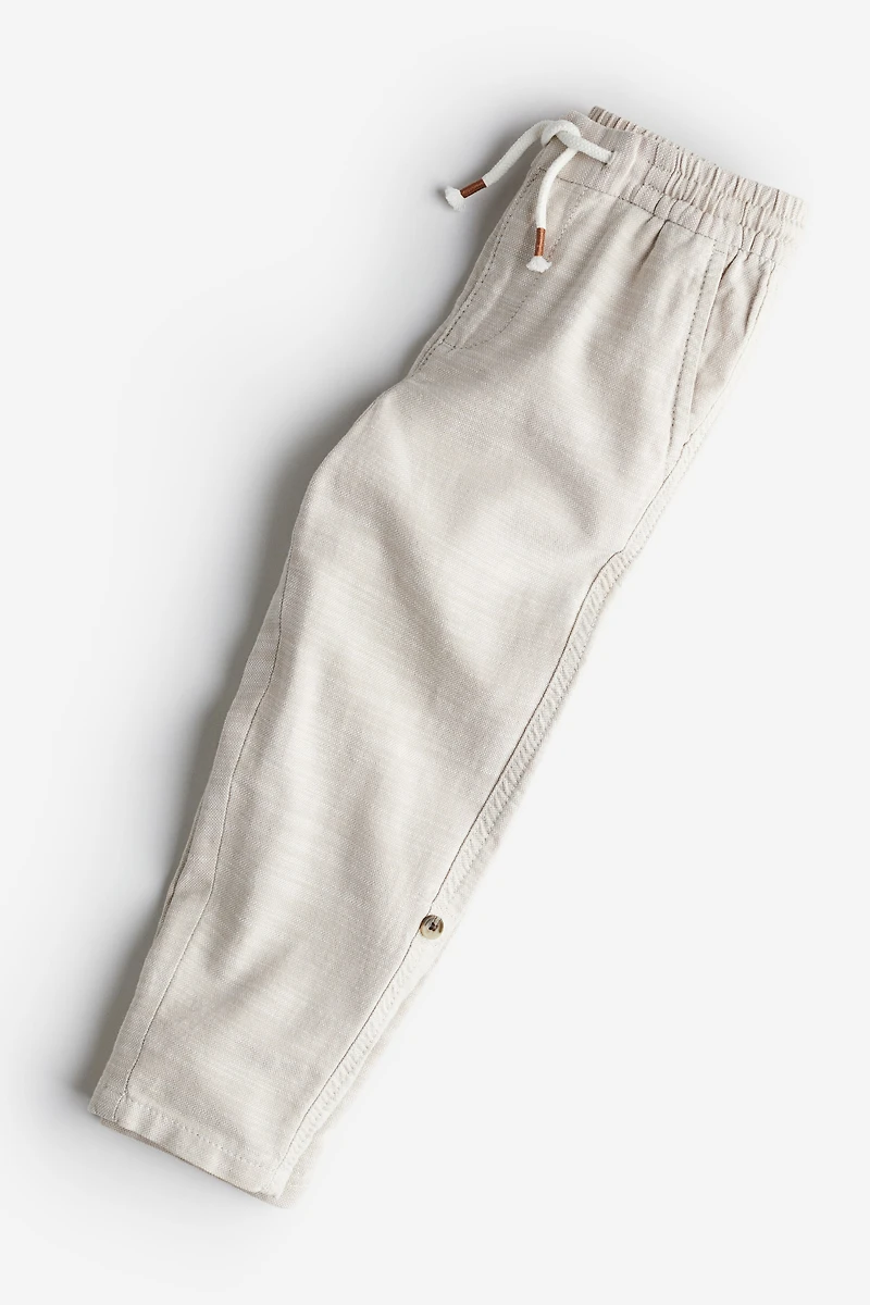 Loose Fit Roll-up Pants
