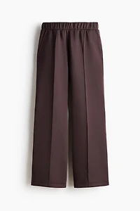 Crease-Front Pull-On Pants
