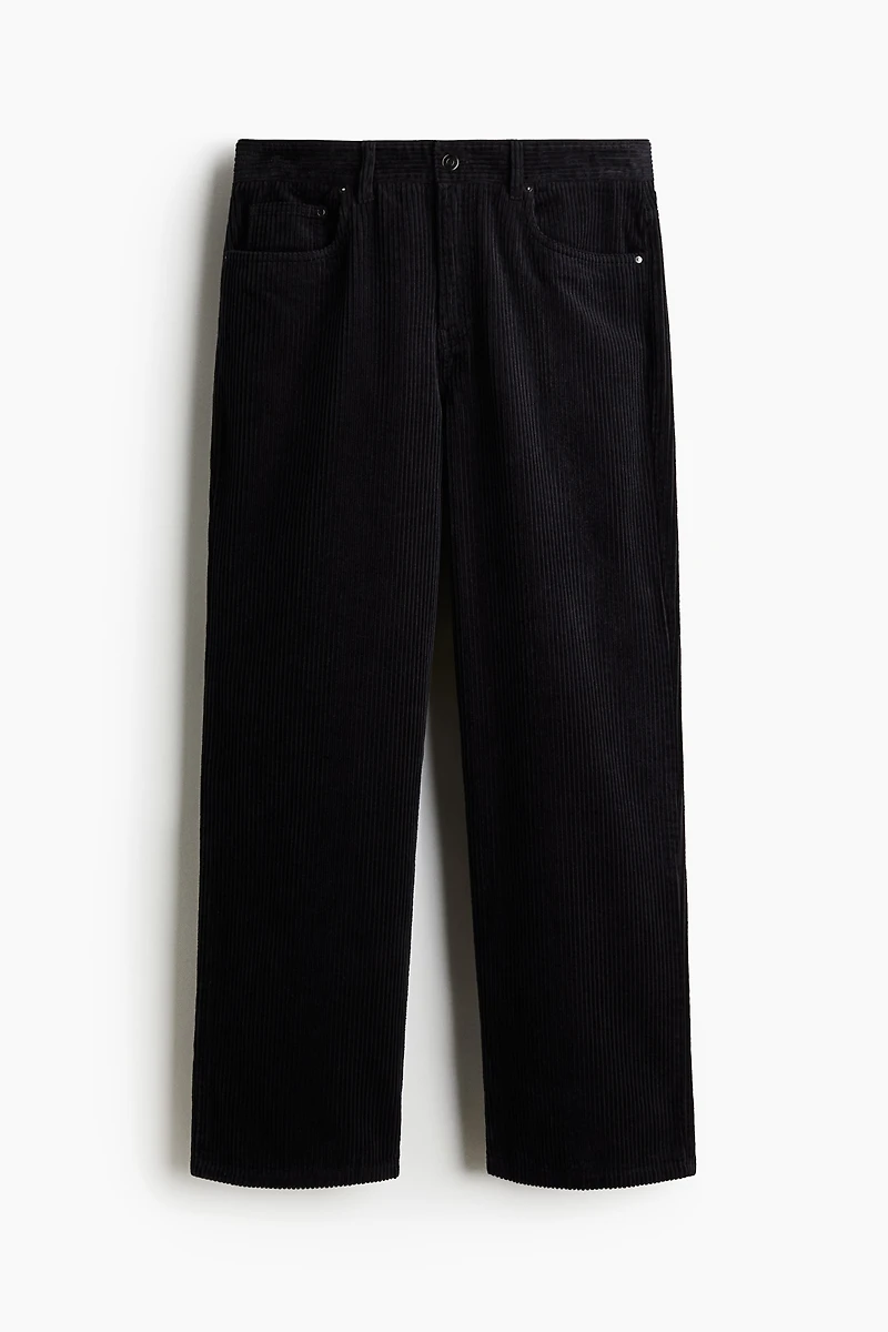Relaxed-Fit Corduroy Pants