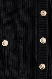 Veste en tricot côtelé