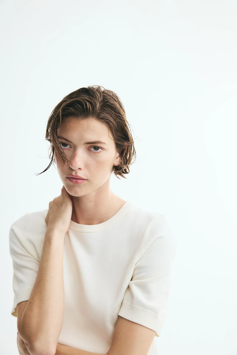 Fine-Knit Top