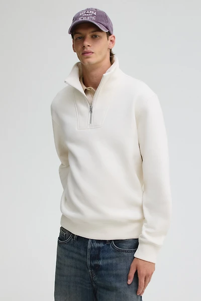 Regular Fit Half-Zip Sweatshirt