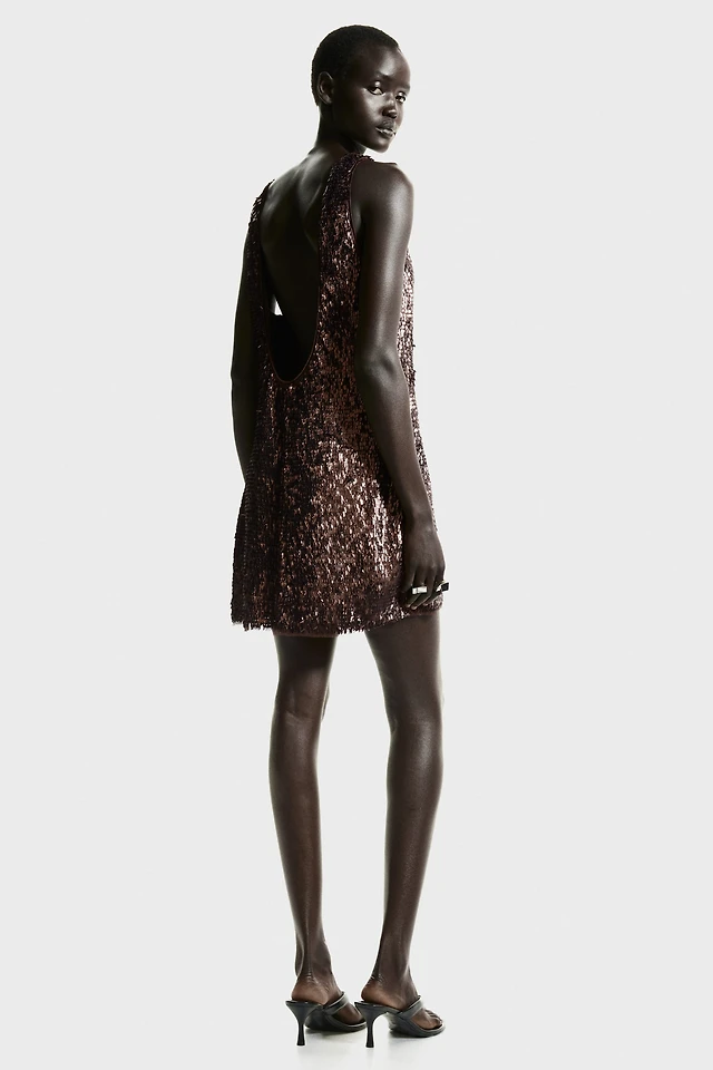open lace back dress 264 Monte Carlo Dress