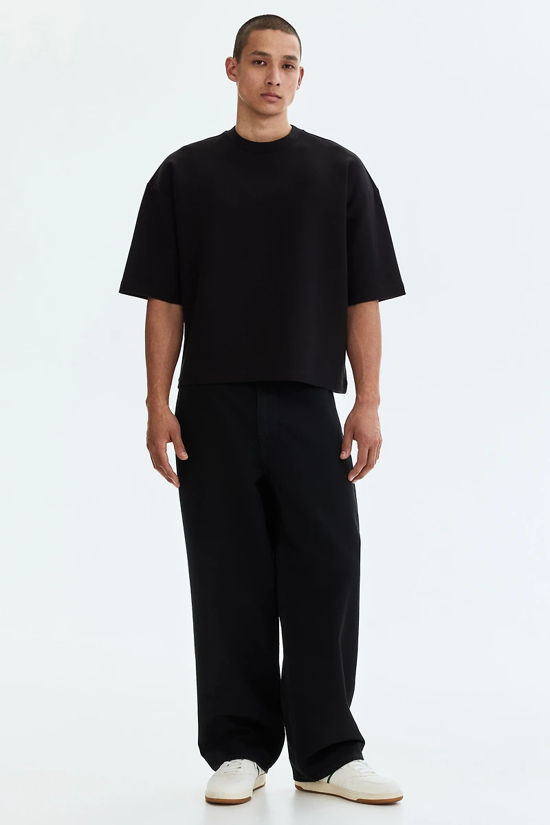 Oversized-Fit Scuba T-Shirt