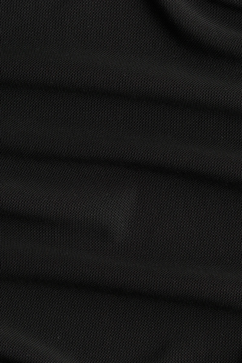 Ruched Mesh Top