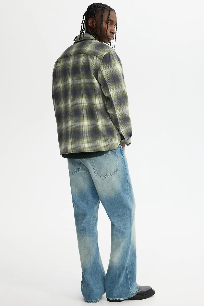Regular-Fit Flannel Overshirt
