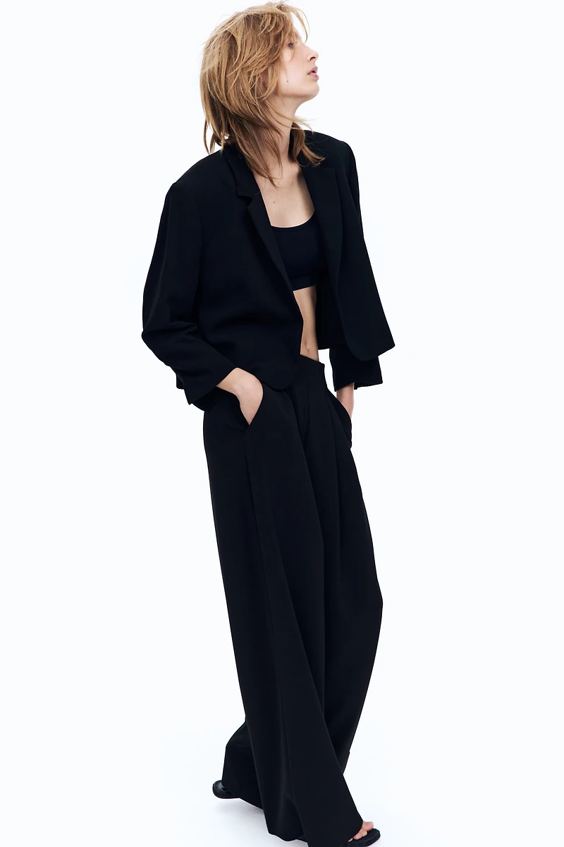 Jacket with Slit Cuffs