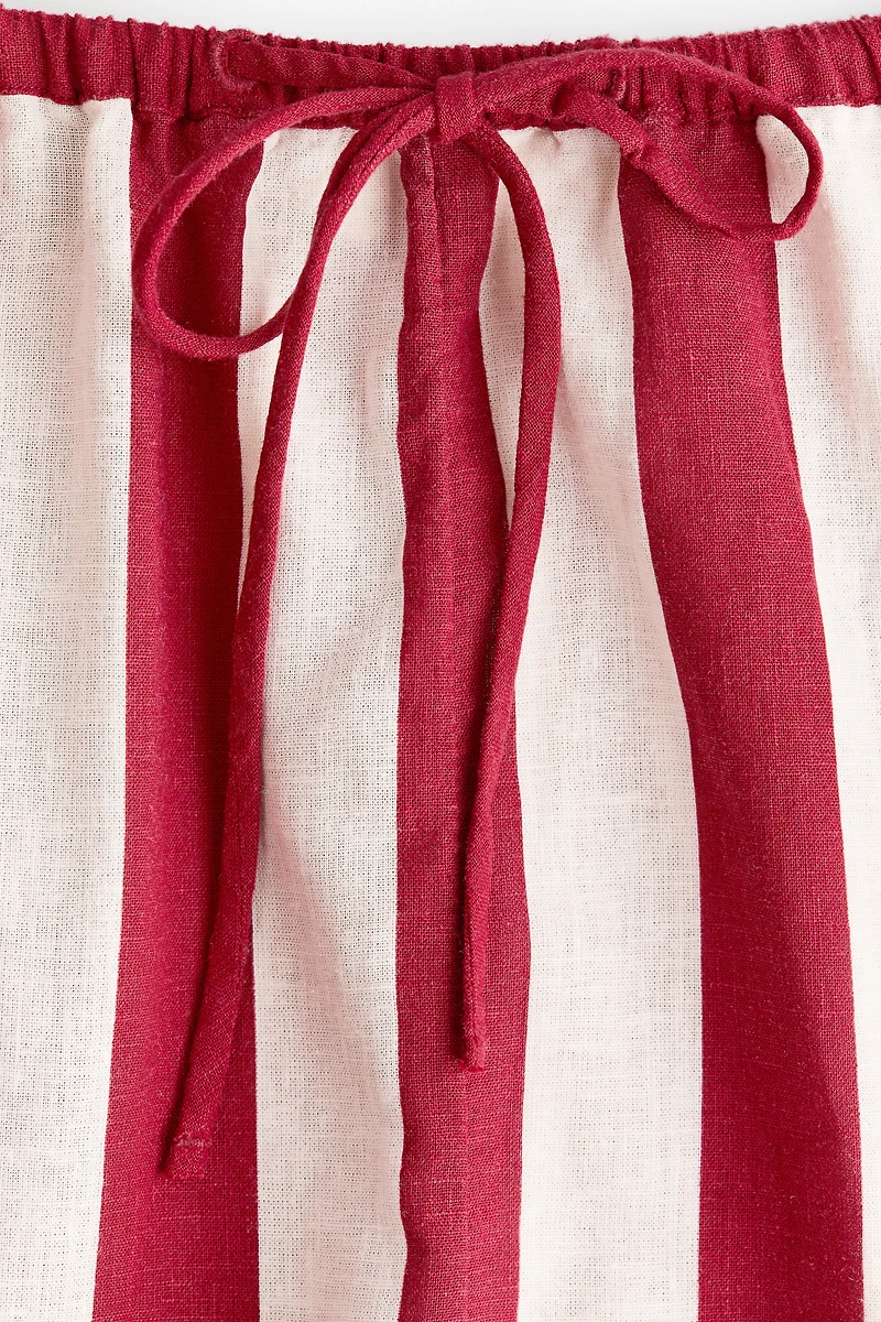 Linen-Blend Shorts