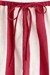 Linen-Blend Shorts