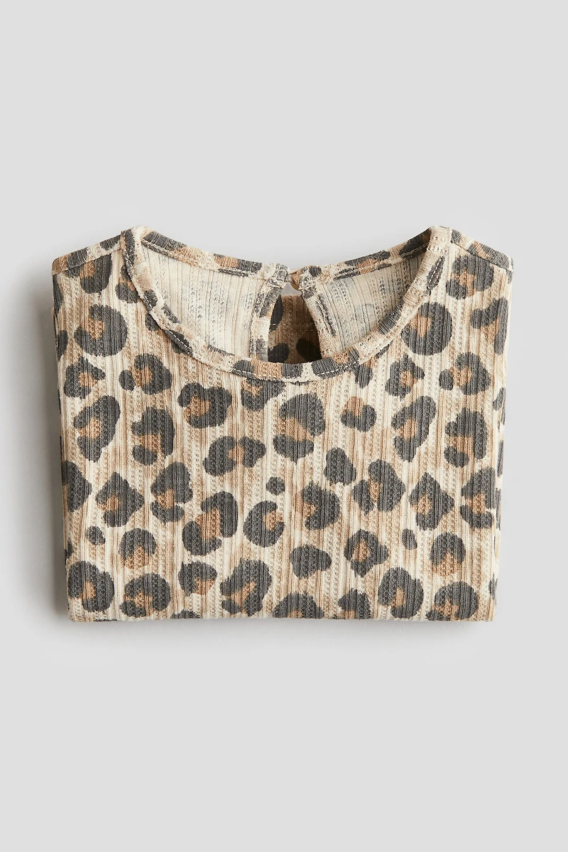 Haut en jersey texturé