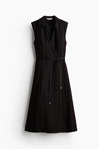 Tie-Belt Wrap Dress