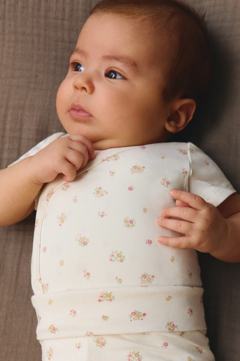 Lot de 2 leggings en jersey coton