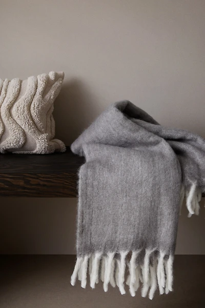 Wool-blend Throw