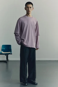 Layered Pima Cotton Shirt