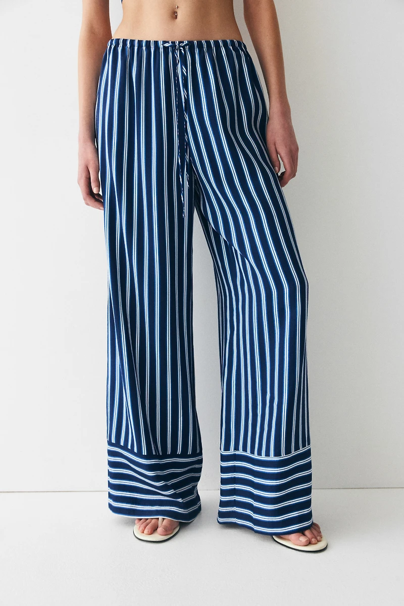 Drawstring Twill Pants