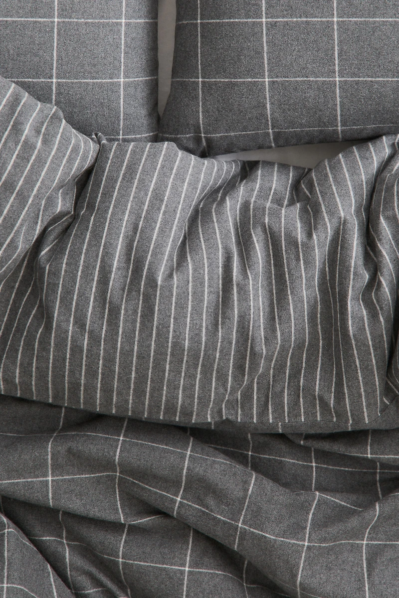 Flannel King/Queen Duvet Cover Set