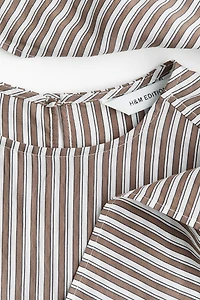 Oversized Blouse with Scarf