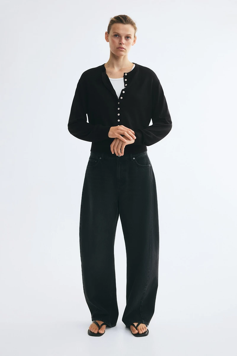 Fine-Knit Cardigan