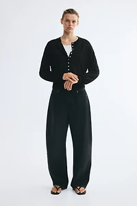 Fine-Knit Cardigan