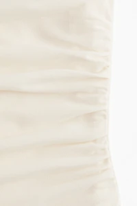 Draped Cap-Sleeved Top