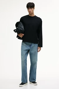 Oversized Long-Sleeved Jersey Shirt