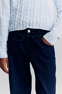 Jean ample taille basse