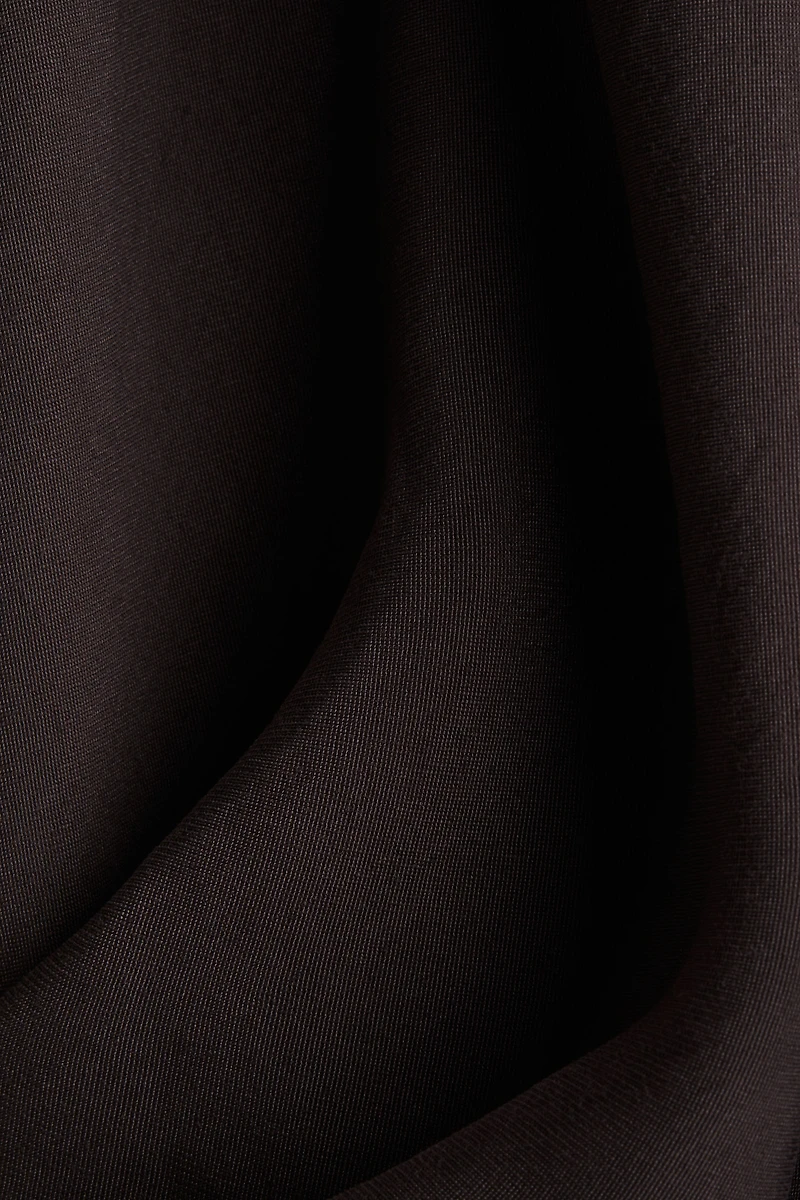 Pleated-Detail Mini Dress