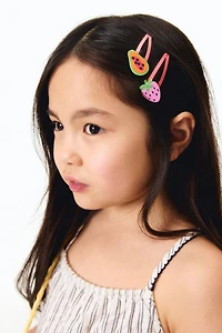 4-Pack Appliquéd Hair Clips