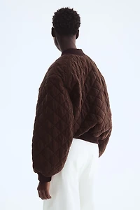 Quilted Bomber Jacket