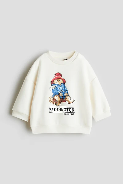 Print-motif sweatshirt