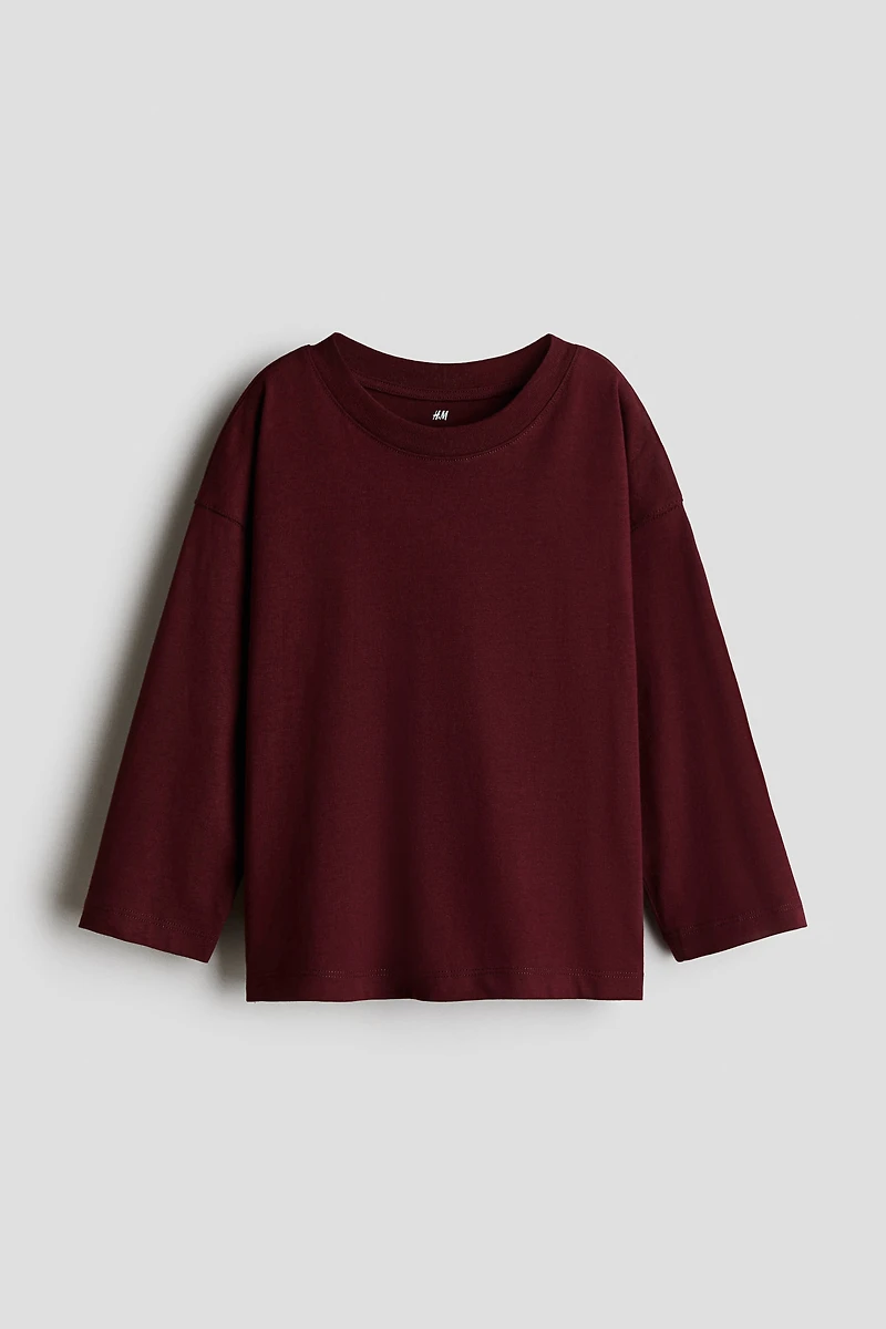 Long-Sleeved Cotton T-Shirt
