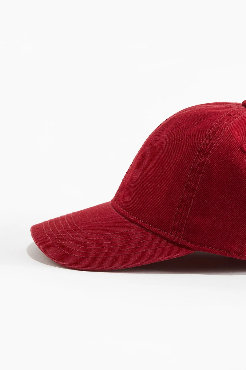 Washed-look Twill Cap