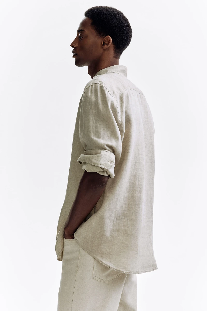 Chemise classique en lin