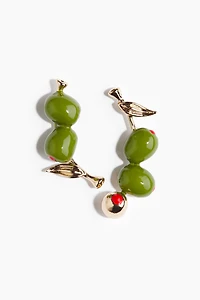 Olive-Shaped Earrings