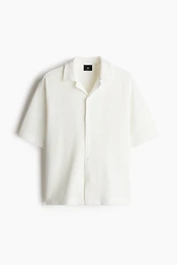 Loose Fit Ribbed Resort Shirt