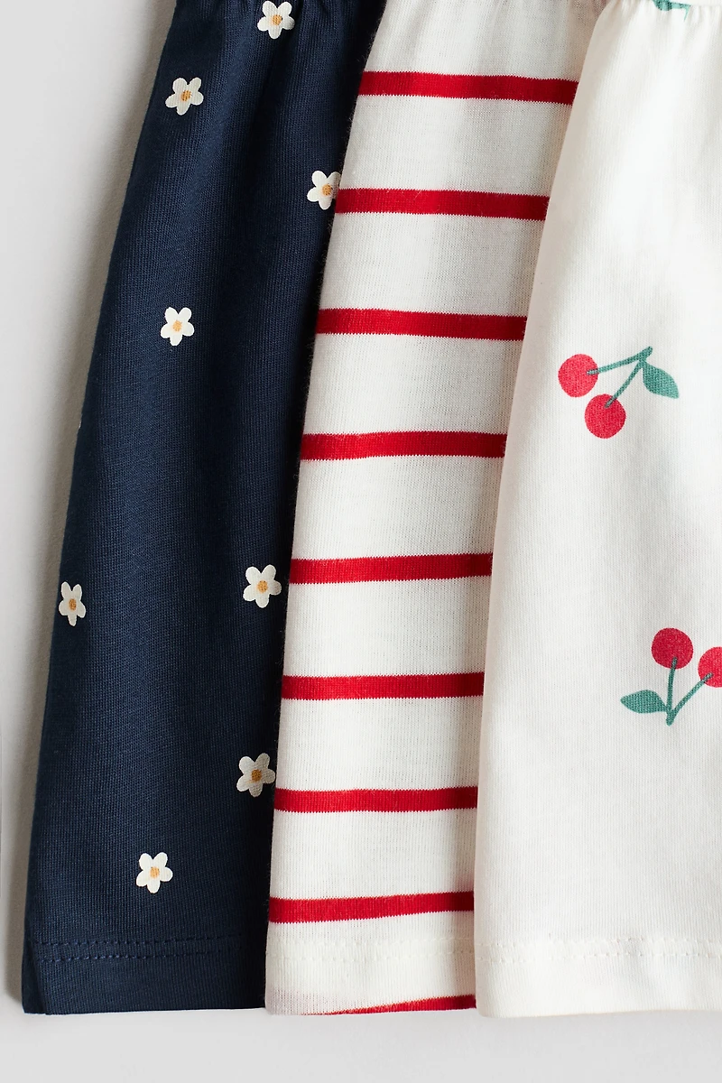 3-Pack Printed Cotton Dresses