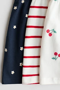 3-Pack Printed Cotton Dresses