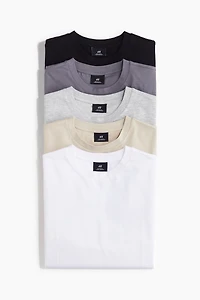 5-pack Regular Fit T-shirts