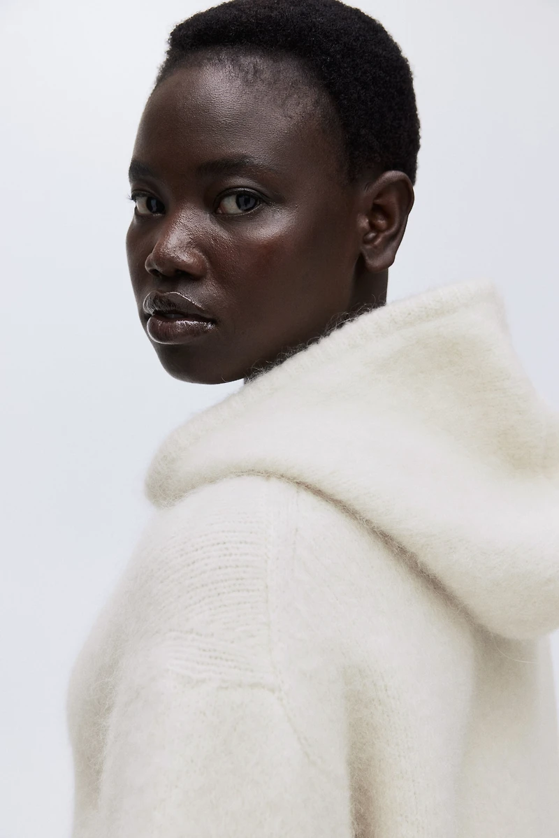 Kangourou en mohair mélangé