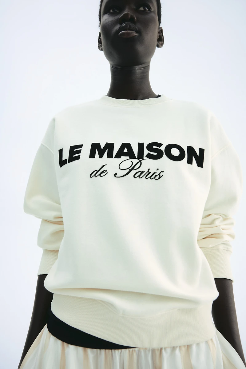 Chandail avec texte