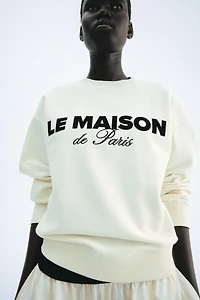 Chandail avec texte
