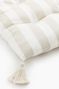 Tasseled Seat Cushion