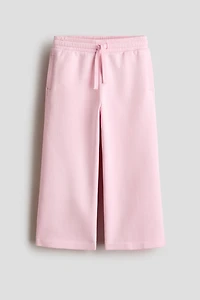 Wide Brushed-Inside Joggers