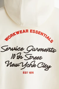 Kangourou ample avec motifs