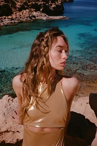 Open-back swimsuit