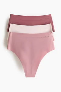 3-Pack High-Waist Thong Briefs with DryMove™