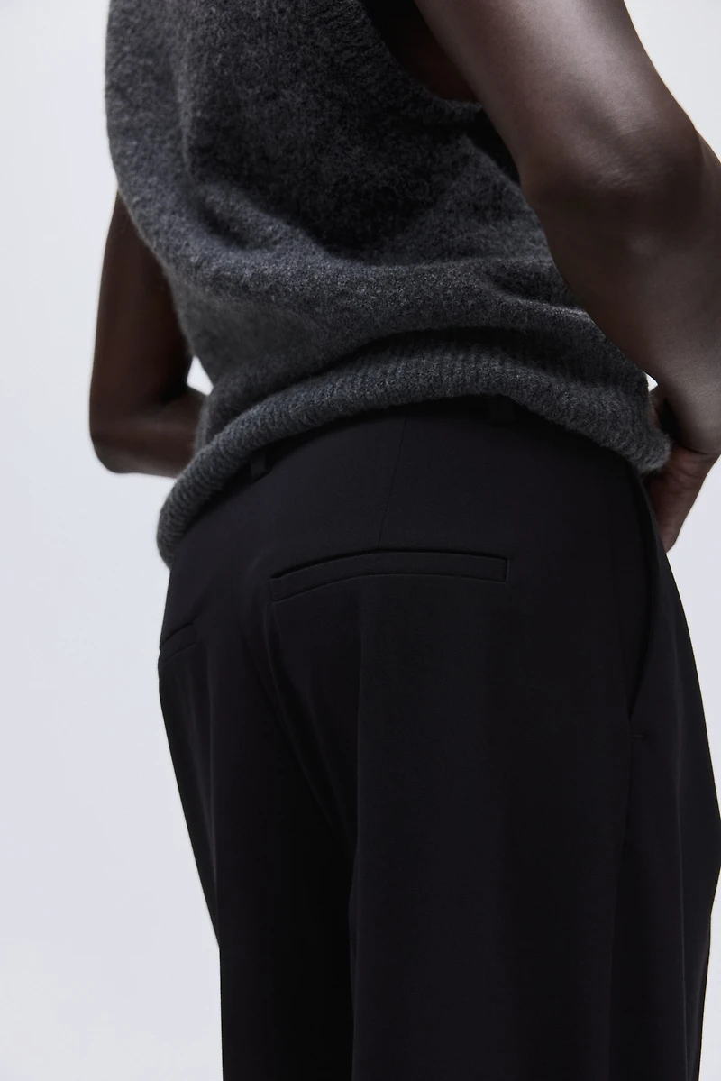 Wide-Leg Dress Pants