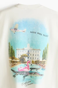 Loose-Fit Printed T-Shirt