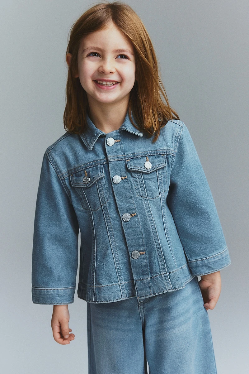 Veste évasée en denim