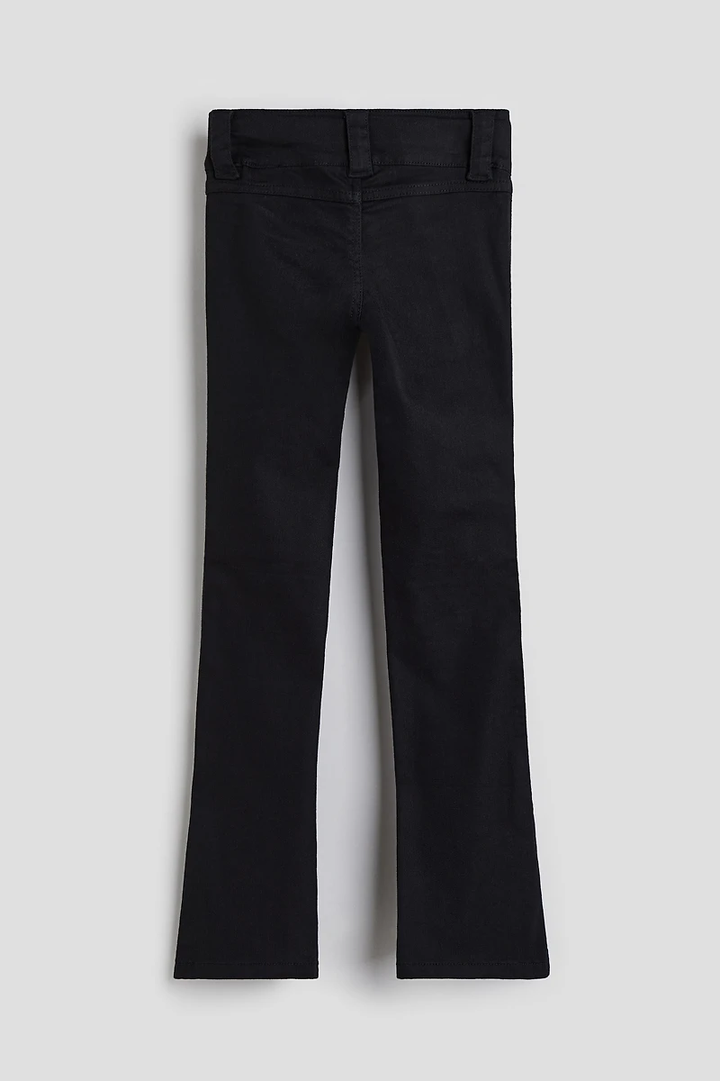 Pantalon en sergé Jambes semi-évasées